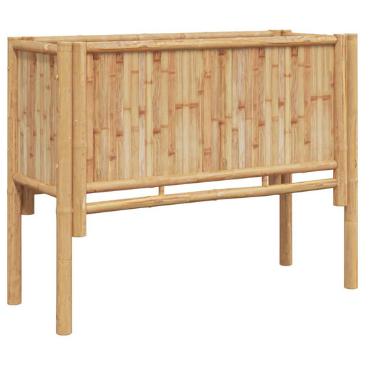 Canteiro de jardim elevado Castanho 90 x 35 x 70 cm Bambu