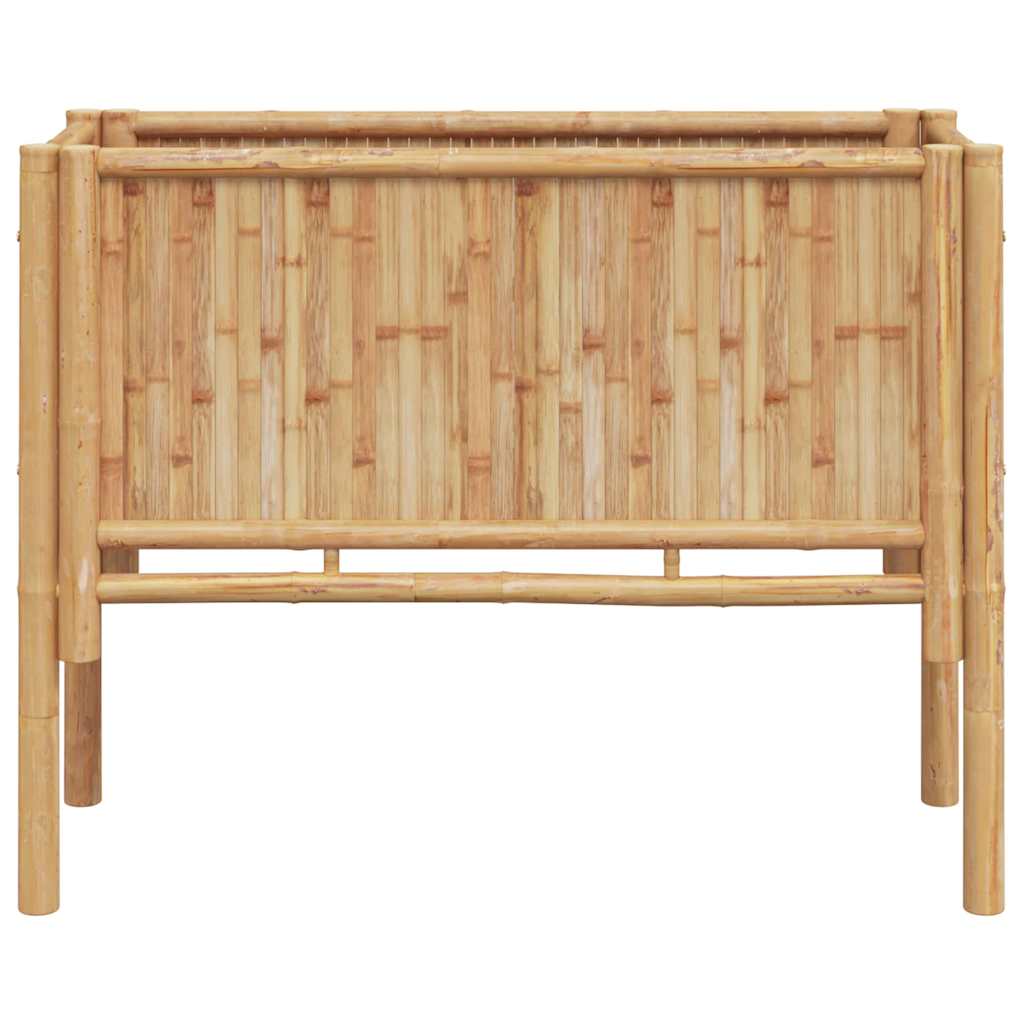 Canteiro de jardim elevado Castanho 90 x 35 x 70 cm Bambu