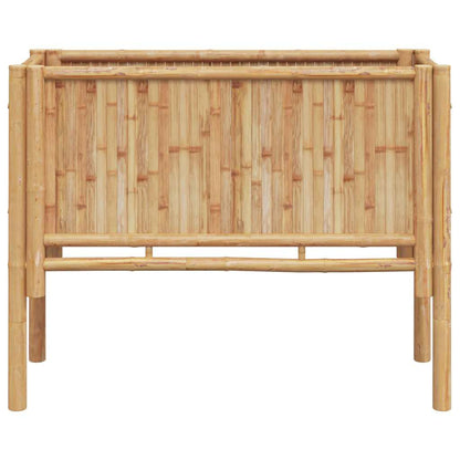 Canteiro de jardim elevado Castanho 90 x 35 x 70 cm Bambu