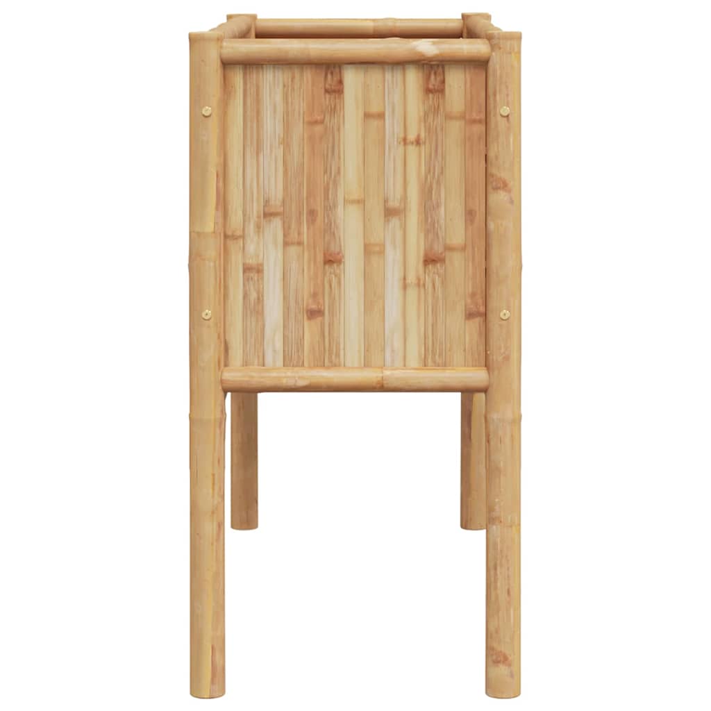 Canteiro de jardim elevado Castanho 90 x 35 x 70 cm Bambu