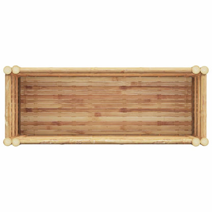 Canteiro de jardim elevado Castanho 90 x 35 x 70 cm Bambu