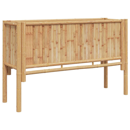 Canteiro de jardim elevado Castanho 110 x 35 x 70 cm Bambu