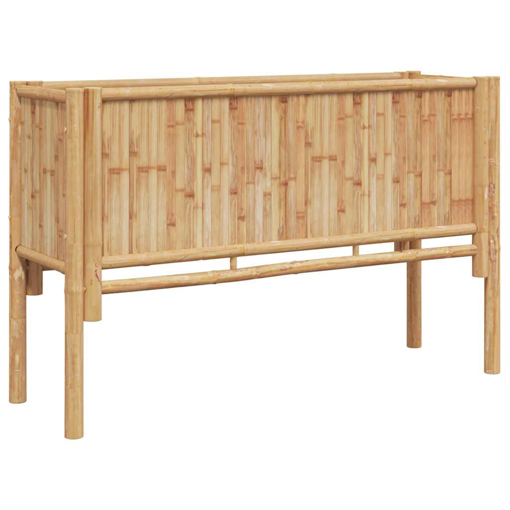 Canteiro de jardim elevado Castanho 110 x 35 x 70 cm Bambu