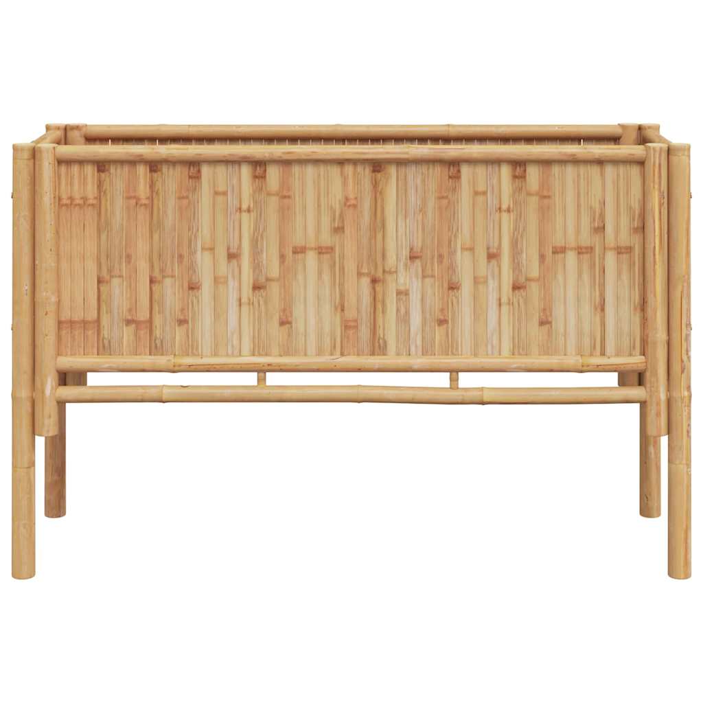 Canteiro de jardim elevado Castanho 110 x 35 x 70 cm Bambu