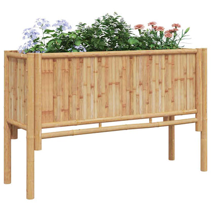 Canteiro de jardim elevado Castanho 110 x 35 x 70 cm Bambu