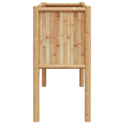 Canteiro de jardim elevado Castanho 110 x 35 x 70 cm Bambu