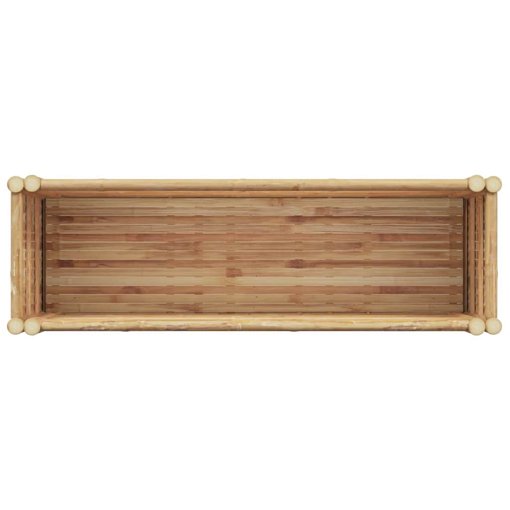 Canteiro de jardim elevado Castanho 110 x 35 x 70 cm Bambu
