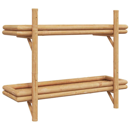Prateleira de Parede Castanho 75 x 26 x 60 cm Bambu
