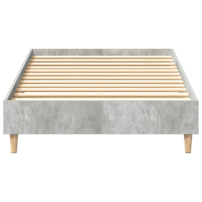 Estrutura da Cama Cinzento cimento 90 x 200 cm