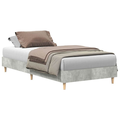 Estrutura da Cama Cinzento cimento 90 x 200 cm