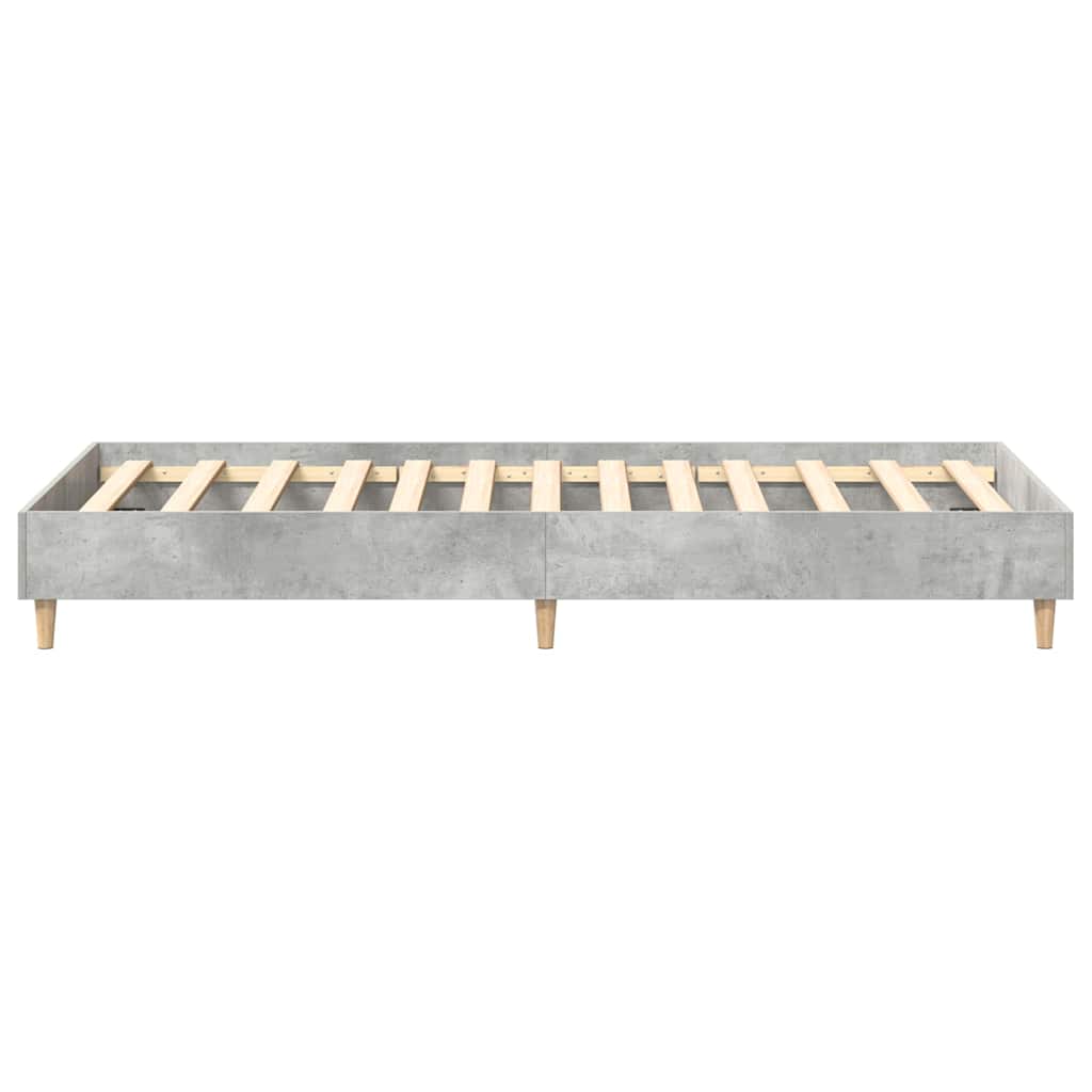 Estrutura da Cama Cinzento cimento 90 x 200 cm