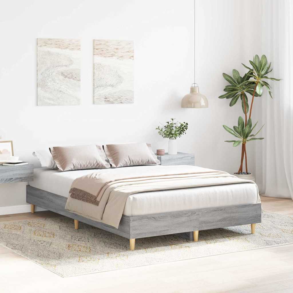 Estrutura da Cama Sonoma cinzento 120 x 190 cm