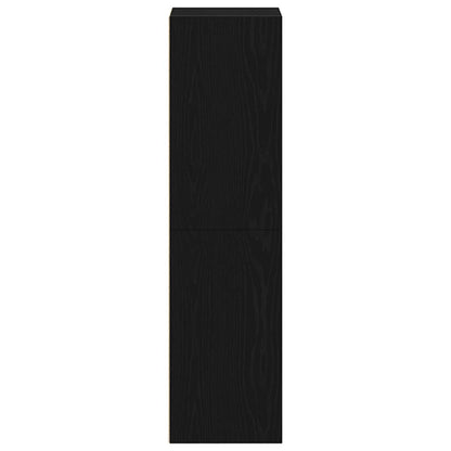 Estante 36x30x114 cm derivados de madeira carvalho preto