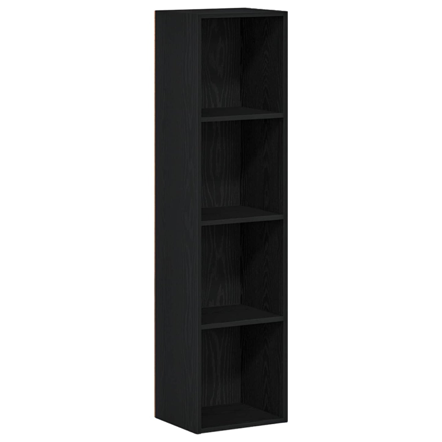| Gabinete de Livros | Carvalho preto 36 x 30 x 143 cm