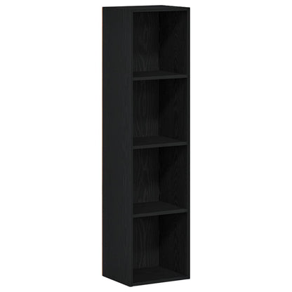 | Gabinete de Livros | Carvalho preto 36 x 30 x 143 cm