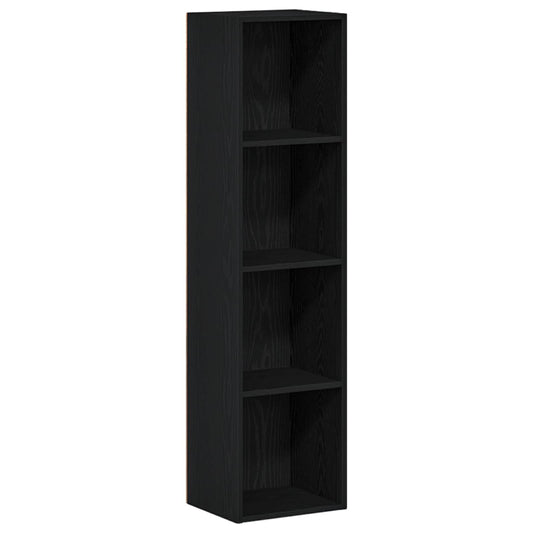 | Gabinete de Livros | Carvalho preto 36 x 30 x 143 cm