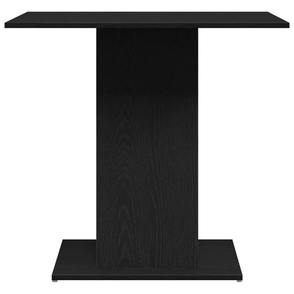Mesa jantar 80x80x75 cm derivados de madeira carvalho preto
