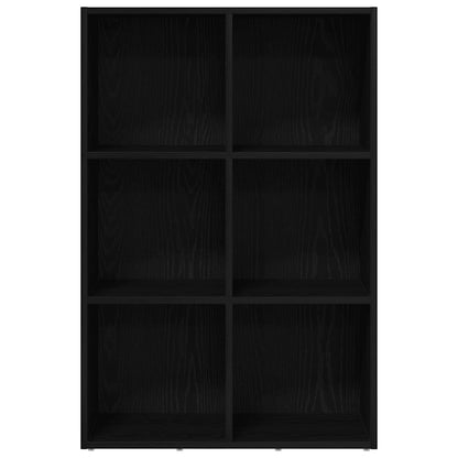 Estante 66x30x98cm derivados madeira carvalho preto