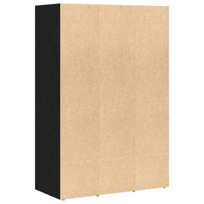 Estante 66x30x98cm derivados madeira carvalho preto