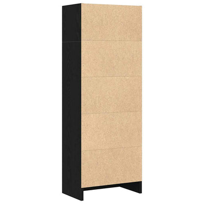 Estante 40x24x109 cm derivados de madeira carvalho preto