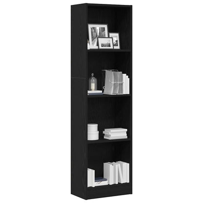 Estante 40x24x143 cm derivados de madeira carvalho preto