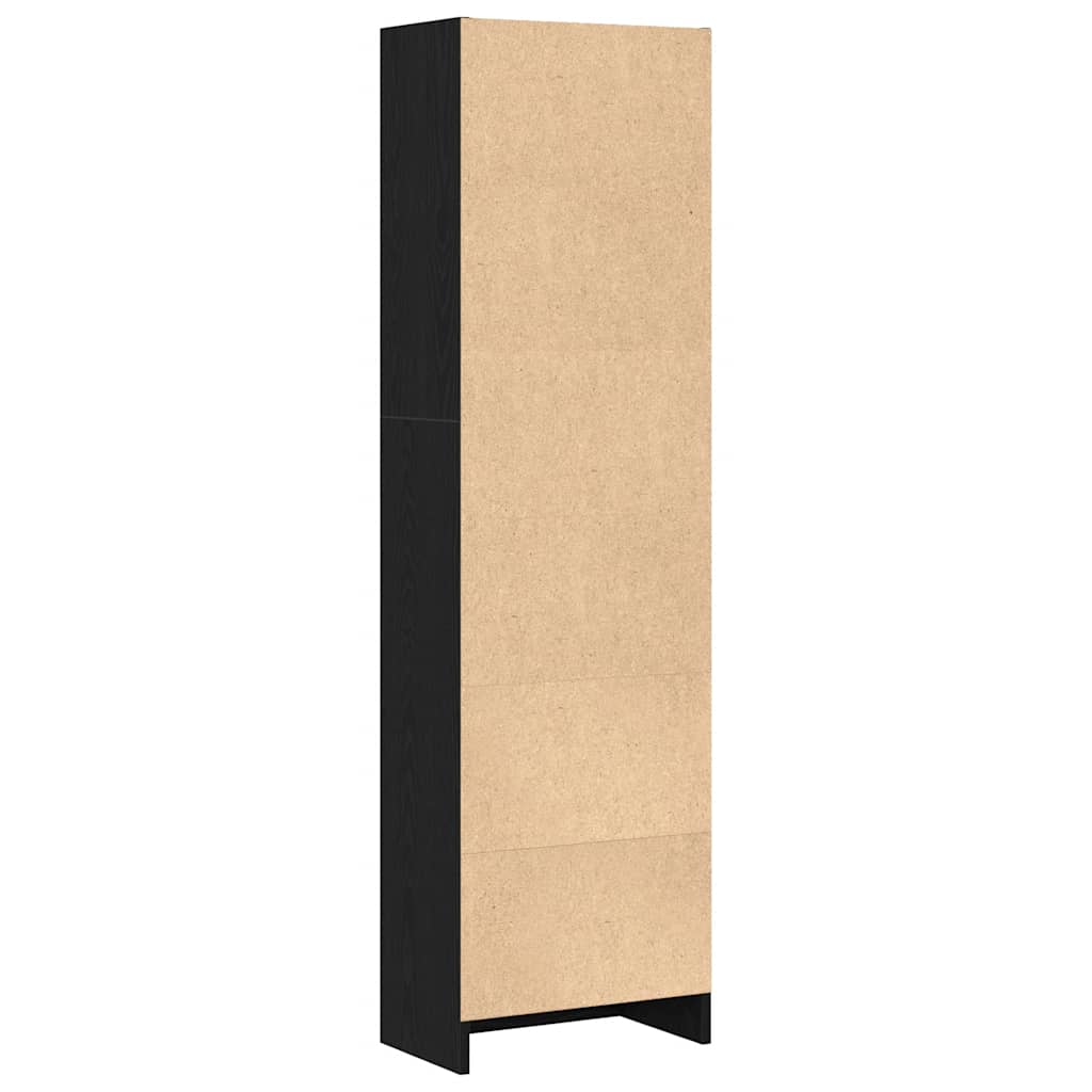Estante 40x24x143 cm derivados de madeira carvalho preto