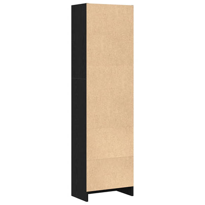 Estante 40x24x143 cm derivados de madeira carvalho preto