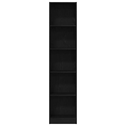 Estante 40x24x176 cm derivados de madeira carvalho preto