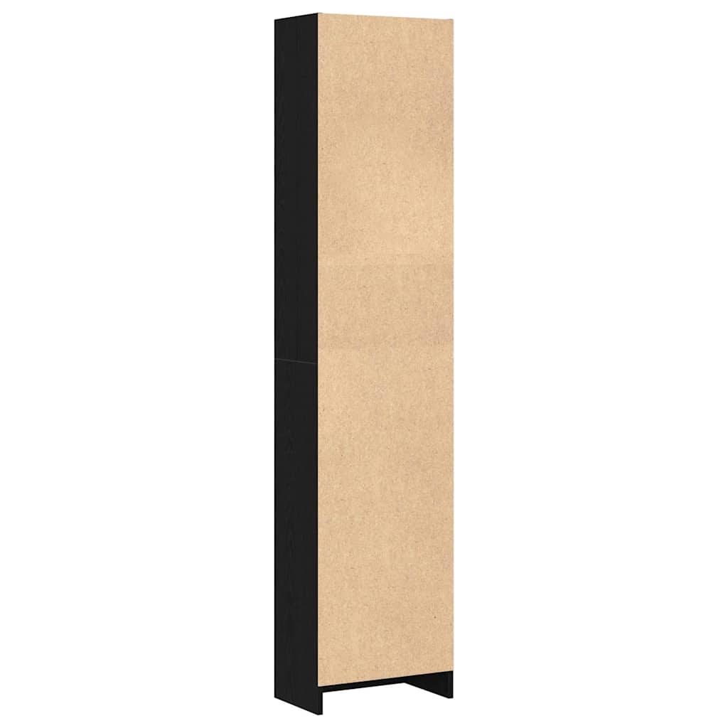Estante 40x24x176 cm derivados de madeira carvalho preto