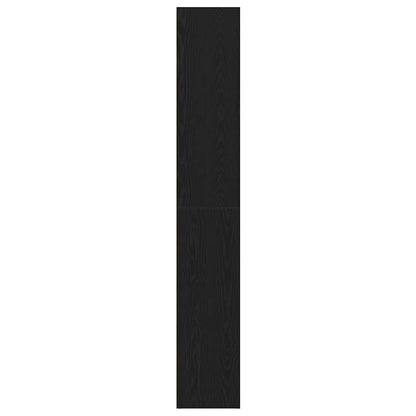 Estante carvalho preto 40x30x189 cm madeira projetada