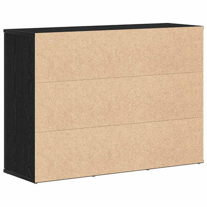 Aparador 91x29,5x65 cm derivados de madeira carvalho preto