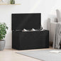 Caixa de Armazenamento Carvalho preto 84 x 42 x 46 cm