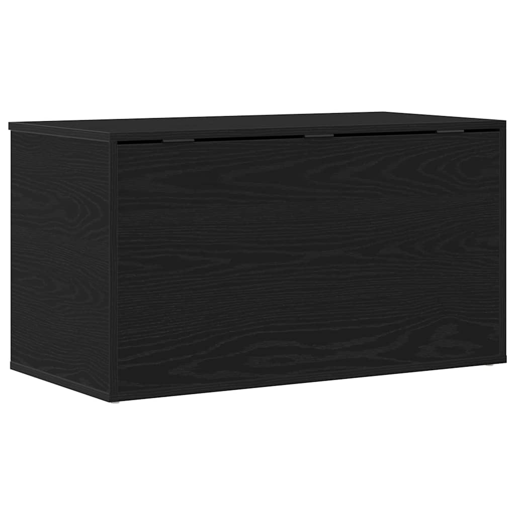 Caixa de Armazenamento Carvalho preto 84 x 42 x 46 cm