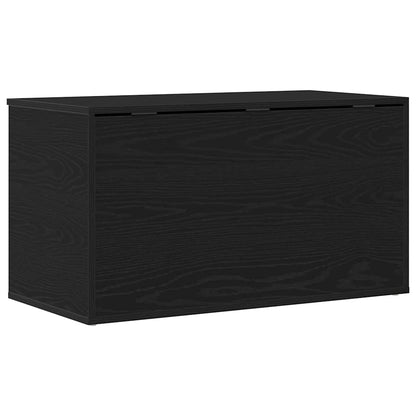 Caixa de Armazenamento Carvalho preto 84 x 42 x 46 cm