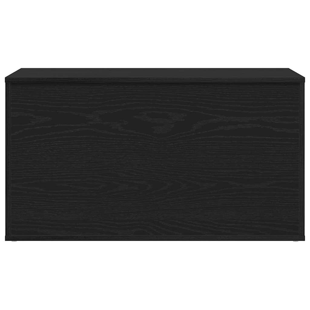 Caixa de Armazenamento Carvalho preto 84 x 42 x 46 cm