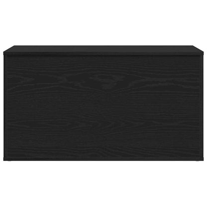 Caixa de Armazenamento Carvalho preto 84 x 42 x 46 cm
