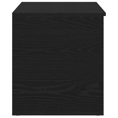 Caixa de Armazenamento Carvalho preto 84 x 42 x 46 cm