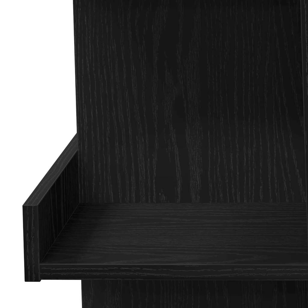 Mesa de bar com prateleira Carvalho preto 100 x 48 x 101.5 cm