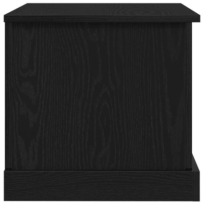 Caixa de Armazenamento Carvalho preto 70 x 40 x 28 cm