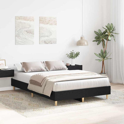 Estrutura da Cama Carvalho preto 120 x 190 cm