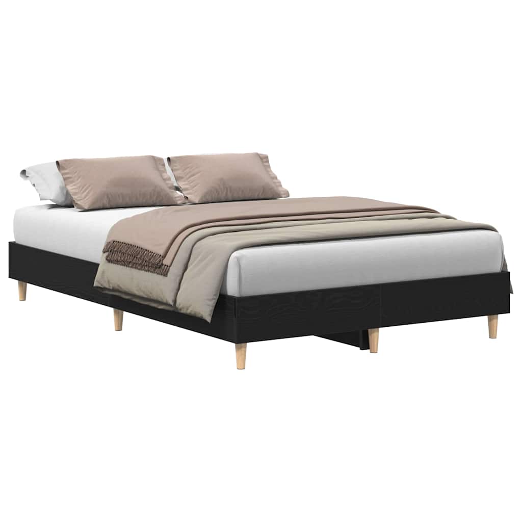 Estrutura da Cama Carvalho preto 120 x 190 cm