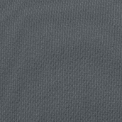 Almofada de palete para assento Antracite 50 x 50 x 12 cm