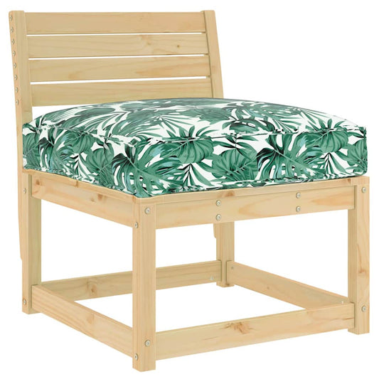Almofada de palete para assento Floral Padrão de folhas