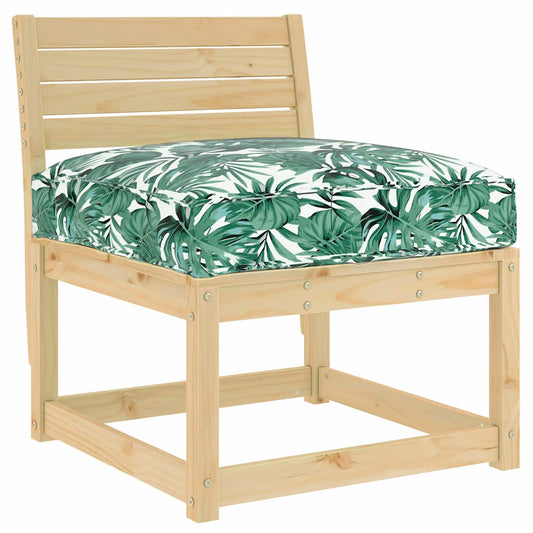 Almofada Folha Padrão de Folhas 80 x 80 x 12 cm Tecido Oxford