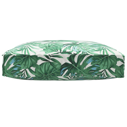 Almofada Folha Padrão de Folhas 80 x 80 x 12 cm Tecido Oxford