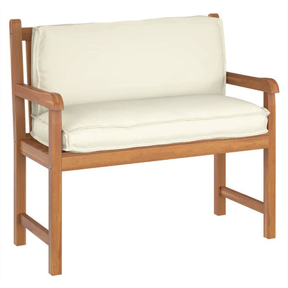 Almofada de palete para encosto Creme 120 x 40 x 12 cm
