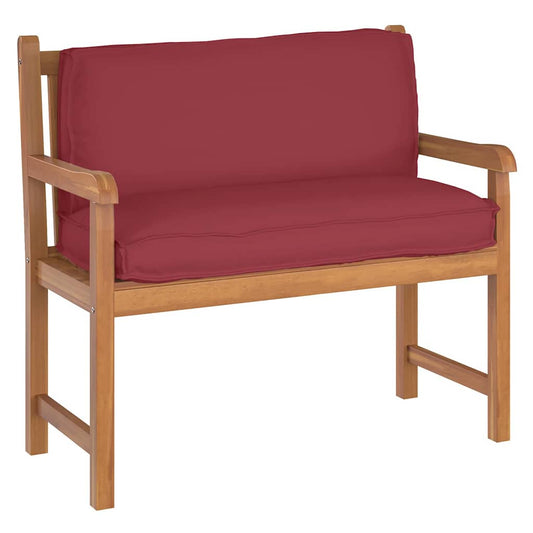 Almofada de palete para encosto Vinho Vermelho 120 x 40 x 12 cm