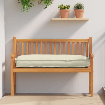 Almofada de palete para assento / encosto Creme 120 x 50 x 12 cm