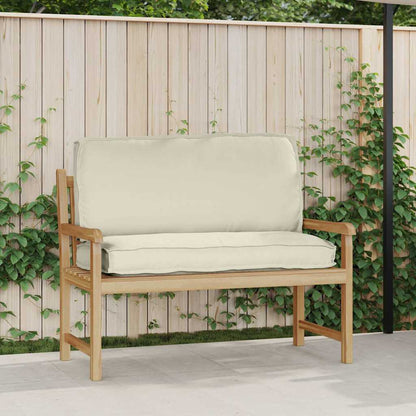 Almofada de palete para assento / encosto Creme 120 x 50 x 12 cm