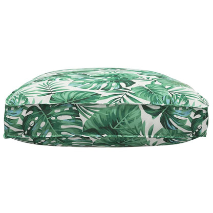 Almofada Folha Padrão de Folhas 120 x 80 x 12 cm Tecido Oxford